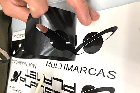 Adesivo em recorte Plotado